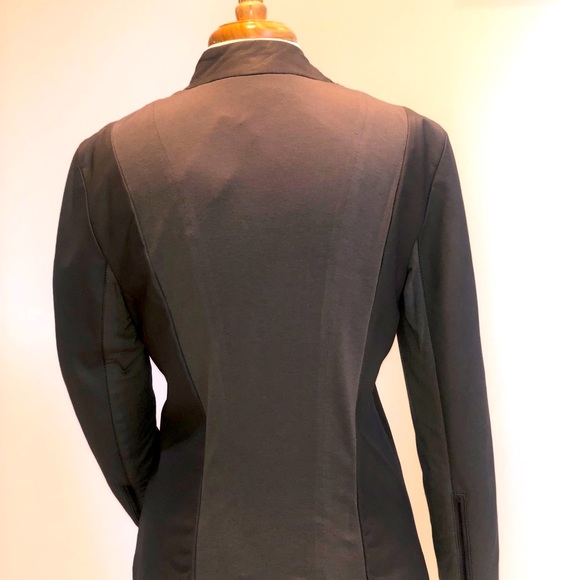 DKNY GRAY LEATHER JACKET - Picture 4 of 6